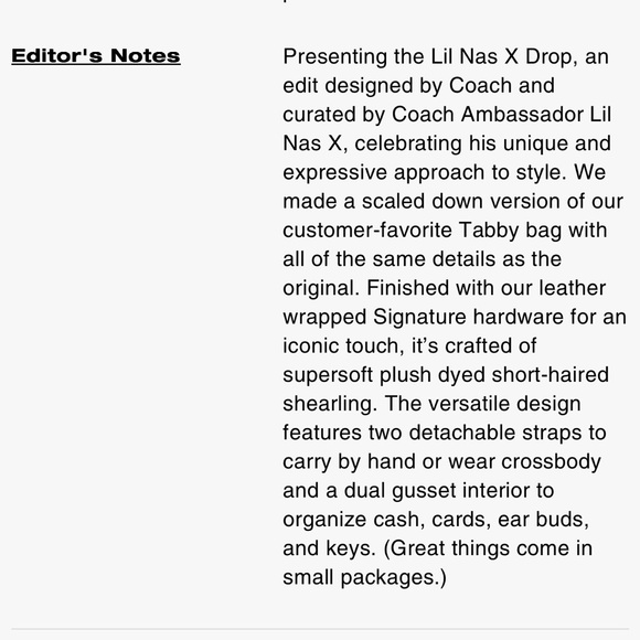 NWT Lil Nas X x Coach Shearling Tabby 12 in Bright Fuchsia style #CP940 - Picture 11 of 11